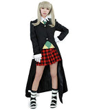 miccostumes Women's Maka Albarn Cosplay Costume Small Black White and Red