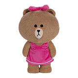 GUND Line Friends Choco Standing Plush Stuffed Animal Bear, Brown, 14"
