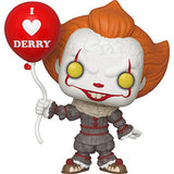 Funko Pennywise with Balloon Pop Movies Vinyl Figure & 1 Compatible Graphic Protector Bundle (40630 - B)