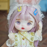 SISON BENNE 16cm Mini Cute BJD Dolls 1/8 Ball Jointed Girl Doll with Fashion Clothes Full Outfits Shoes Wigs Makeup, Best Gifts for Kids (30#)