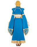 miccostumes Women's Princess Link Cosplay Costume Blue Outfit with Accessories (S)