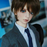 GHDE& Full Set Handsome Boy 1/3 BJD Doll 25.5" Male Boy Doll Ball Jointed Dolls + Makeup + Clothes + Pants + Shoes + Wigs + Doll Accessories - YIHO