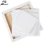 Madisi Pre Stretched Canvas for Painting Multi Pack, 6x6, 8x8, 10x10, 12x12(8 of Each), 32 Value Pack