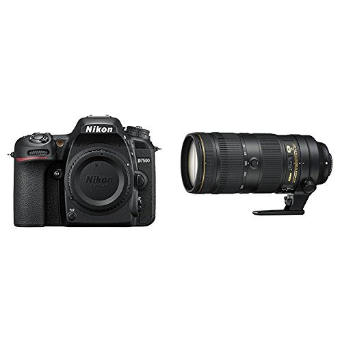 Nikon D7500 DX-format Digital SLR Compact Zoom and Telephoto Lens Kit