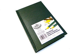 Royal & Langnickel Dark Green A5 Sketchbook Cartridge Drawing Paper Artist Sketch Book Pad