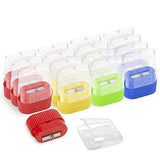 Wholesale Assorted Manual Pencil Sharpeners in Bulk Packs for School, Kids, Teachers - Use for Colored Pencils, #2 Pencils, Crafts, Art Classrooms, Camp (25 Sharpeners Pack)