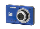 Kodak PIXPRO Friendly Zoom FZ55-BL 16MP Digital Camera with 5X Optical Zoom 28mm Wide Angle and 2.7" LCD Screen (Blue)