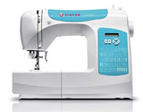 Singer C5200 Computerized 80 Built-in Stitches, LCD Screen, & LED Lighting Made Easy Sewing Machine, Turquoise