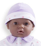 JC Toys, La Baby 16-inch African American Washable Soft Baby Doll with Baby Doll Accessories - for Children 12 Months and Older, Designed by Berenguer