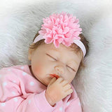 TERABITHIA 22inch Lifelike Adorable Collectible Sleeping Reborn Baby Girl Dolls