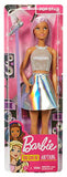 Barbie Pop Star Doll Dressed in Iridescent Skirt with Microphone and Pink Hair, Gift for 3 to 7 Year Olds