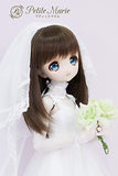 Petite Marie Japan for 1/4 Doll 16 inch 40cm MDD (Mini Dollfie Dream) BJD Fluffy Cute Wedding Dress Long Length [No.0015] Clothes Only not Include Doll