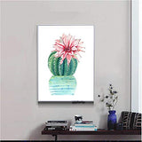 5D Diamond Painting Kits for Adults, Kids. Home Decoration, Room, Office, Gift for Her Plant Cactus Pink Flower 11.8x15.7Inches
