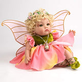 Paradise Galleries Reborn Baby Fairy Doll - Petal Pixie, 16 inch in GentleTouch Vinyl, 7-Piece Doll Gift Set