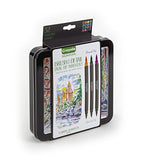 Crayola Brush & Detail Dual Tip Markers, Calligraphy Set, Gift