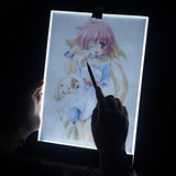 A4 LED Copy Board Light Box, Art Craft Tracing Light Table for Tattoo, Sketch, Architecture, Calligraphy, Crafts