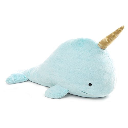 GUND Nori Narwhal Stuffed Animal Plush, Blue, 18"