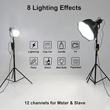 GVM 300W LED Video Light Studio, Continuous Lighting Kit for YouTube Film Recording with Bowens Mount, Spotlight for Photography with App & DMX Control, Daylight 5600k CRI97+ 8 Lighting Effects
