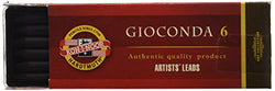 Koh-I-Noor 6 Gioconda 5.6 mm Artificial Drawing Charcoal. 8673/2 Medium