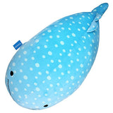 Vintoys Very Soft Blue Whale Shark Big Hugging Pillow Plush Doll Fish Plush Toy Stuffed Animals 27"