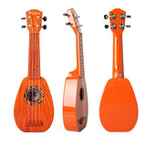 17 Inch Kids Ukulele Guitar Toy 4 Strings Mini Children Musical Instruments Educational Learning Toy for Toddler Beginner Keep Tone Anti-Impact Can Play With Picks/Strap/Primary Tutorial (ROSE)