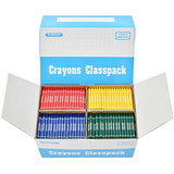 Rarlan Crayons Bulk Pack, 4 Classic Colors, 1200 Count Crayons