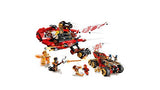 LEGO NINJAGO Land Bounty 70677 Toy Truck Building Set with Ninja Minifigures, Popular Action Toy with Two Toy Vehicles and Toy Ninja Weapons for Creative Play (1,178 Pieces)