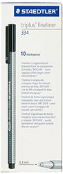 Staedtler Triplus Fineliner 334-54 Tips - French Green (Pack of 10)