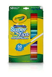 Crayola Super Tips Markers, Washable Markers, Gift, 50 Count