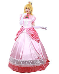 miccostumes Women's Princess Peach Cosplay Costume (X-Large)