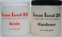 Epox-Sci's Instant Install 29~20 oz. Knife Grade epoxy. Granite, Stone, Tile, Crack and Chip Repair/Joint or Installation Adhesive. Tintable with Our EZ-Tint 4 Color Pack