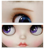 Fortune Days Customize Blythe (with Theme Suit), 12 Inch Doll with Hand Painted Eyelid and 19 Movable Joints Body(CUS001, 30cm)