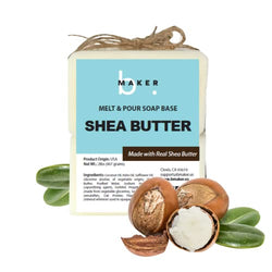 bMAKER Shea Butter Soap Base for Soap Making Melt and Pour Soap Base