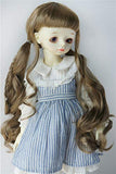 JD337 8-9inch 21-23CM Pony Braids BJD Doll Wigs 1/3 SD Synthetic Mohair Doll Accessories 5 Colors Available (L.t Brown)