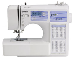 Brother Computerized Sewing and Quilting Machine, HC1850, 130 Built-in Stitches, 8 Presser Feet,