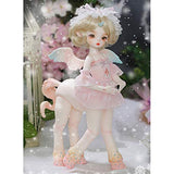 W&Y BJD Doll, 1/6 SD Dolls Children's Creative Toys 12.5 Inch 32CM 19 Ball Joints Dolls + Makeup + Clothes + Wigs, Best Gift for Girls