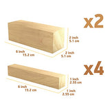 Basswood - Large Carving Blocks Kit - Best Wood Carving Kit for Kids - Preferred Soft Wood Block Sizes Included - Made in The USA