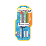 Paper Mate Clearpoint Color Lead and Eraser Mechanical Pencil Refills, 0.7mm, Assorted Colors, 6
