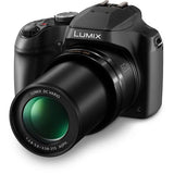 Panasonic Lumix DC-FZ80 Digital Camera - Cleaning Kit - Memory Card Wallet & Reader - 64GB - Lens Cap Keeper