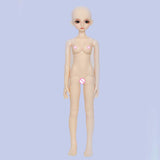BJD Doll 1/4 Ball Mechanical Jointed Doll Can Choose Eyeball Color with Full Set of Clothes Shoes T-Shirt Short Pants Hair Makeup Accessories,Blueeyeball