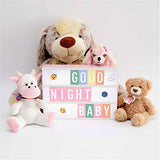 Pink Cinema Light Box with 300 Letters & Emojis & 2 Markers - BONNYCO | Led Light Box Home, Office & Room Decor | Light Up Sign Letters Board Gifts for Women & Girls Christmas & Birthdays | Pink Decor