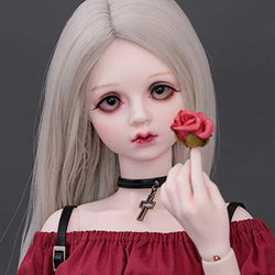 1/3 BJD Doll 60CM /23.6Inch Height Ball Jointed SD Dolls Wig Shoes Clothes Hair Hat Eyes Makeup with Gift Box