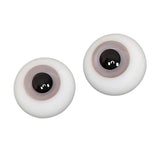 Fityle Fashion Dolls Safety Eyeballs 14mm Eyes Acrylic Round Eyeballs for Dollfie BJD Plush Animals Doll DIY Custom Making Supplies Gray