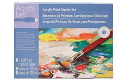 Artist's Loft 6 Piece Acrylic Paint Starter Set