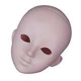 Toygogo 1/3 Doll Head Mold Without Eyes and Makeup for DIY Customized Dolls Body Parts Supplies