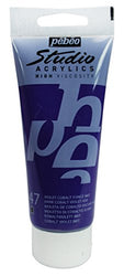 Studio Acrylics 100-Milliliter Acrylic Paint, Dark Cobalt Violet Hue (831-047)