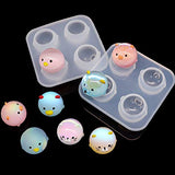 iSuperb Animal Resin Molds Silicone Molds DIY Resin Casting Molds for Jewelry DIY Cat Head Pendant Casting Mold (Mirror Surface)