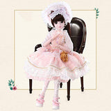 Lumycd Reborn BJD Doll 19 Joints All Clothes Outfit Shoes Wig Hair Makeup Girl Gift Dolls Collection Xmas Birthday Best Gift Child WENNIU,D