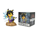 Sasuke Cosplay Pikachu Action Figure Naruto Cosplay Pokemon Figurine Anime Toy Collectibles Statue Gift (Sasuke)