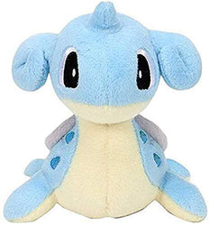 WaffleTops Lapras Plush Doll Figure Stuffed Toy Plush Stuffed Poke Doll Cartoon